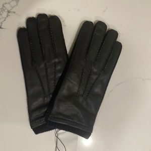 Stewart of Scotland 100% Cashmere Lined Leather Glove size: Large L New NIB